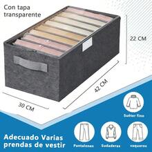 TendenciaOrganizadores Ropa Interior Y Calcetines Plegable GrisCalidad premium - Gris - Ver 4
