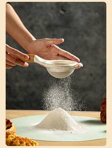 TendenciaSet 2 Coladores De Acero Inoxidable - Con Asas De MaderaCalidad premium - 1 - Ver 5