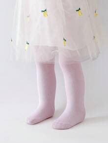 6pcs/Pack Girls' Solid Color Tights, Skinny Leggings, Suitable For Girls' Spring Outings And Daily Wear - Multicolor - View 8