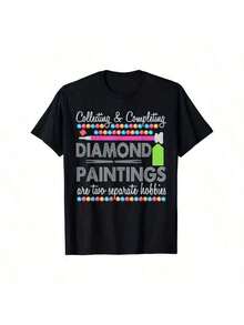 Diamond Painting T-Shirts To Collect And Complete - 黑色 - 查看 6