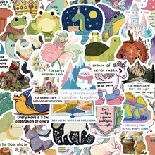 SCXXBSW 50pcs Fairy Tale Stickers, Cute Cartoon Stcikers For DIY Purposes Such As Skateboarding, Water Bottles, Laptops, And Mobile Phones