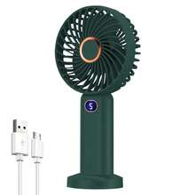 Mini ventilatore portatile, ventilatore da viaggio palmare, 5 velocità del vento regolabili e silenziose, ricaricabile USB, adatto per ufficio, casa, viaggi all'aperto, rinfrescamento estivo, spiaggia, articolo da viaggio essenziale, scelta primaverile ed estiva, regalo per damigelle, camera da letto, decorazione, spiaggia, viaggio, per uomo, per donna, vacanza, oggetti carini - Multicolore - Visualizzare 14