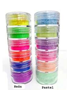 Nail Glitter Powder - Multicolor - View 1