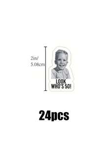 25 miếng dán mặt tùy chỉnh, quà tặng tiệc tùng, trang trí sinh nhật lần thứ 30, nhãn cắt sẵn, trang trí tiệc độc thân, ảnh cá nhân hóa, trang trí sự kiện, hình dạng độc đáo, điểm nhấn lấp lánh, nhãn tự dính, nhãn dán cá nhân hóa, nhãn dán tường. - Nhiều màu - Xem 16