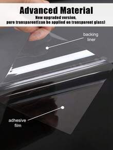 1 Roll Of Transparent Kitchen Protective Film, Waterproof And Oil-Proof Flame Resistant And Anti-Mould Adhesive Removable Stickers For Desktop, Wall, Coffee Table, Dining Table, Furniture, Marble Renovation Stickers - Multicolor - View 6