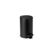 1.2 Gallon Small Black Trash Can, 4.5 Liters Bathroom Garbage Can With Lid, Mini Step Trash Bin, Stainless Steel Wastebasket For Bathroom, Bedroom, Office (Matte Black),MatteBlack - 霧面黑色 - 查看 1
