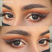 FUNSACHY Natürliche weiche Kontaktlinsen 14,5 mm schwarz, weiche Kontaktlinsen, beste weiche Kontaktlinsen des Jahres - CHARLOTTE-SCHWARZ - Übersicht 5