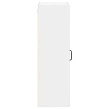 vidaXL Armoire de cuisine Kalmar Blanc brillant 50 x 31 x 100 cm - Blanc - Voir 7