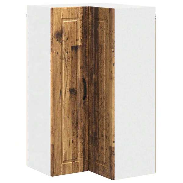 vidaXL Armário de cozinha com étagère Bois ancien 57 x 57 x 100 cm