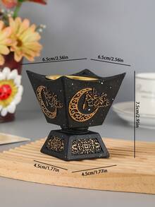 1pc Elegant 3D Geometric Resin Incense Burner, Suitable For Home Decor, Office, Festivals, Yoga Studios, Etc. Can Be Used As Holiday Gifts, Diwali Decor, Eid Decor And More. - Multicolor - View 4