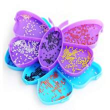 Diamond Painting Tray Storage Box, Diamond Painting Brush Accessories, Diamond Painting Tray Storage Box, Rhinestone Tray Organizer, Suitable For DIY Art Craft Supplies, Nail Dotting Tools Diamond Painting Accessories Storage Container, DIY Handicraft Tools Jewelry Bead Mini Storage Box, Art Supplies And Gifts For Diamond Painting Enthusiasts - Multicolor - View 6