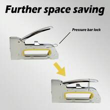 Heavy Duty Staple Gun - Decorative Staple Gun, 1pc/1000pcs, Contains 1000pcs 8mm Nails - Suitable For Crafts DIY, Home Carpentry, Etc., Supports Various Door Type Nails, Compatible With Nails With Length Of 4-10mm - Silver - View 10