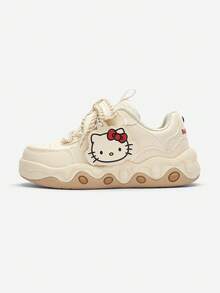 Balabala Sanrio Girls Sneakers, Kids Casual Skate Shoes, Soft & Comfortable Fit, Spring Fall 2026 - Off-white - View 2