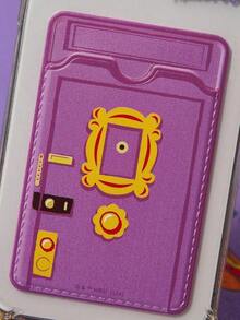 Funda de teléfono plateada con figura de Marilyn X y estampado floral, compatible con - Morado - Ver 6