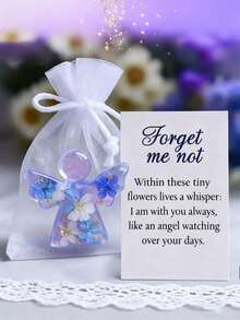 1 Set 2D Flat, Angel Wing Pocket Hug Angel Figurine With Inspirational Cards Cherub Statue For Outdoor Home Decor, Wedding, Gift Angelic Keepsake, Party Decoration, New Year's Day, Valentine's Day, Mother's Day, Father's Day, Cyber ​​Monday - Multicolor - View 11