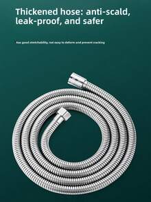 304 Stainless Steel Pressurized Shower Head/Handheld Shower Head/Bathroom Home Pressurized Shower Head Hose Set - Multicolor - View 9