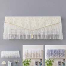 1个86厘米/94厘米空调罩，通用悬挂式防尘罩，网状蕾丝空调罩，可水洗，易于安装，适用于客厅、卧室、办公室等多种场景，是居家和办公场所的实用防尘配件。