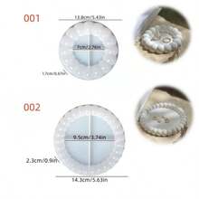 قوالب راتنج إيبوكسي DIY، صينية فقاعات، حامل أكواب، قوالب راتنج مناسبة لأعمال DIY، التخزين اليومي، صنع صينية المجوهرات - أبيض - مشاهدة 10