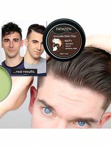 FATAZEN Avocado Beeswax Matte Glossy Strong Hold Hair Wax/Pomade For Men - Brown - View 9