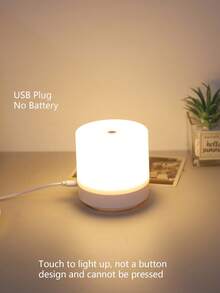 Multifunctional Minimalist Bedside Lamp, Bedroom Atmosphere Light, Night Feeding Light, Postpartum Light, Sleep Light, USB LED Touch Nightlight