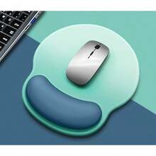 Silicone Wrist Rest Mouse Pad With Wrist Support For Office, Computer Accessories For Men And Women - Multicolor - View 11