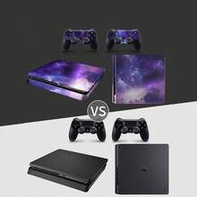 1 Set Slim Game Console Printed Skin Sticker, Waterproof Scratch-Resistant Protective Decal - Multicolor - View 5
