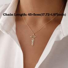 Personalized Zodiac Sign Name Necklace, Zodiac Moon Necklace, Personalized Gift, Astrology Necklace, Zodiac Sign Necklace, Birthday Gift - Multicolor - View 3