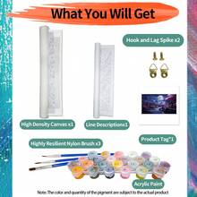 طقم الرسم بالأرقام للكبار - 27.6 * 15.7 بوصة، بدون إطار، طقم الطلاء السهل DIY، حرفة فنية لديكور المنزل، هدية مثالية لأعياد الميلاد، عيد الأب، عيد الميلاد، عيد الأم وعيد الحب - متعدد الألوان - مشاهدة 3