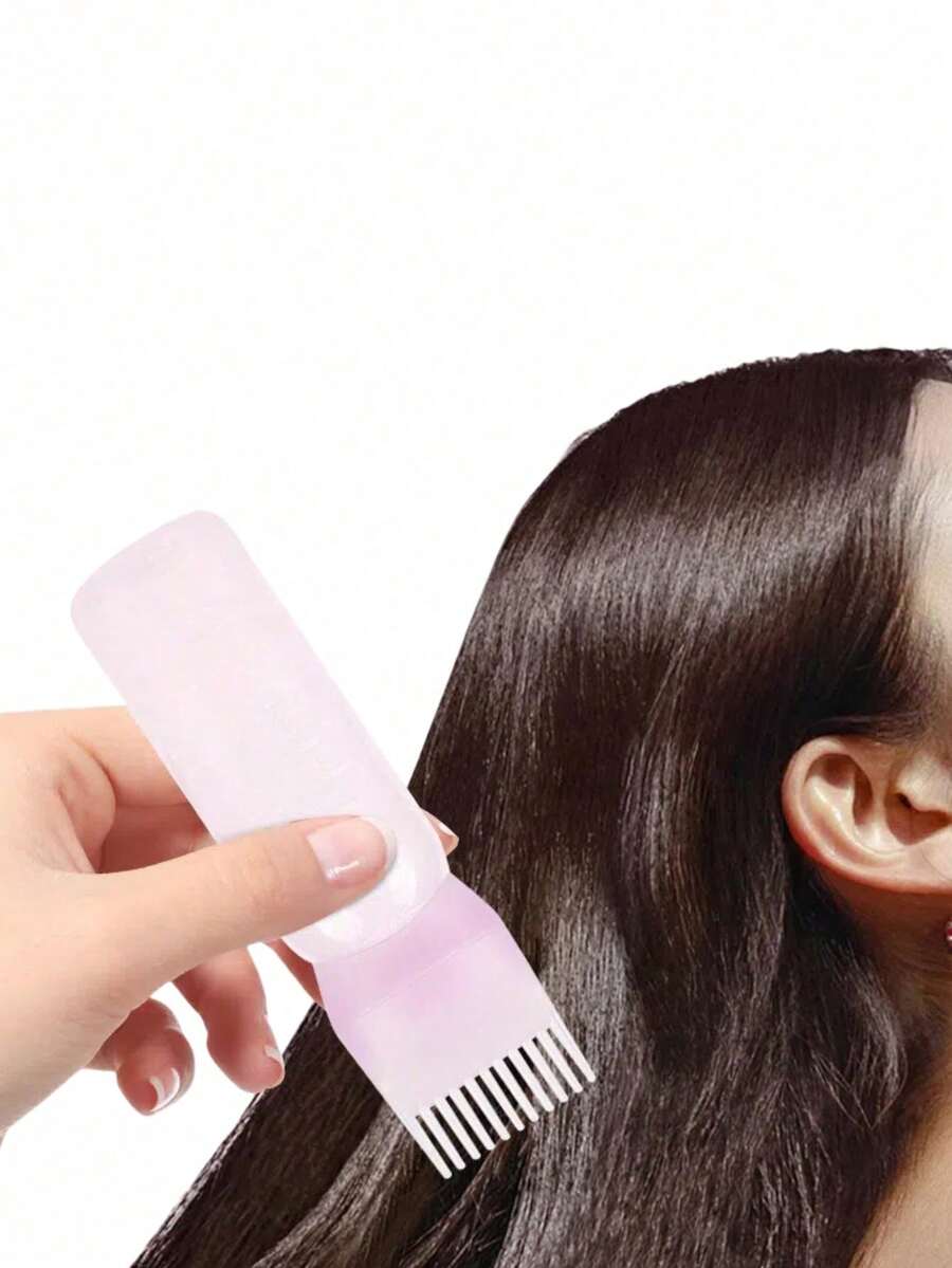 1pc Random Color Marked Hair Dye Bottle, Hair Salon Care Tools, Depilator, Face Epilator, Haircut Clipper, Barber Supplies, Hair Clips, Hair Accessories