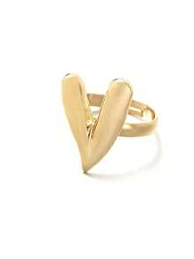 A Stylish And Simple Alloy Heart-Shaped Leopard Print Spray Ring For Women, Perfect For Daily Commuting, Dating, And Parties. - 1 - View 9