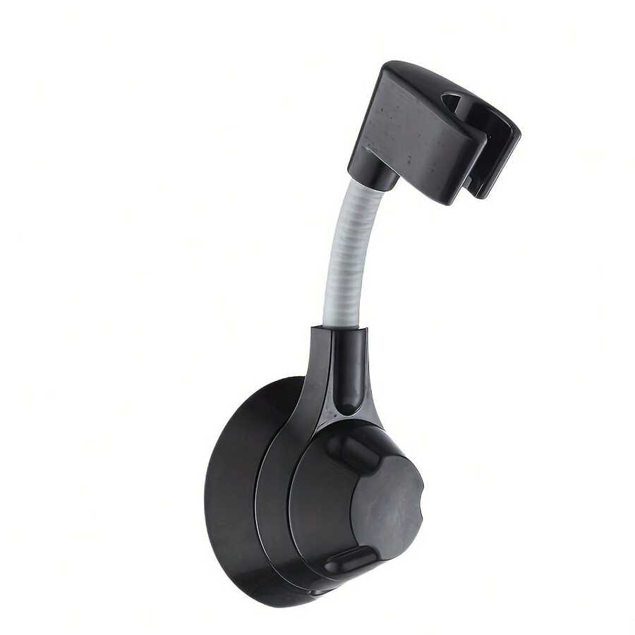 淋浴喷头支架 - 弹性淋浴喷头支架 可调节真空吸盘淋浴喷头壁挂支架 适用于手持式淋浴喷头 (BB-GV3307AD) - 白色 - 查看 1