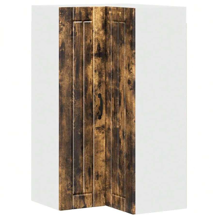 vidaXL Armoire de cuisine Chêne fumé 57 x 57 x 100 cm - Tabac - Voir 1