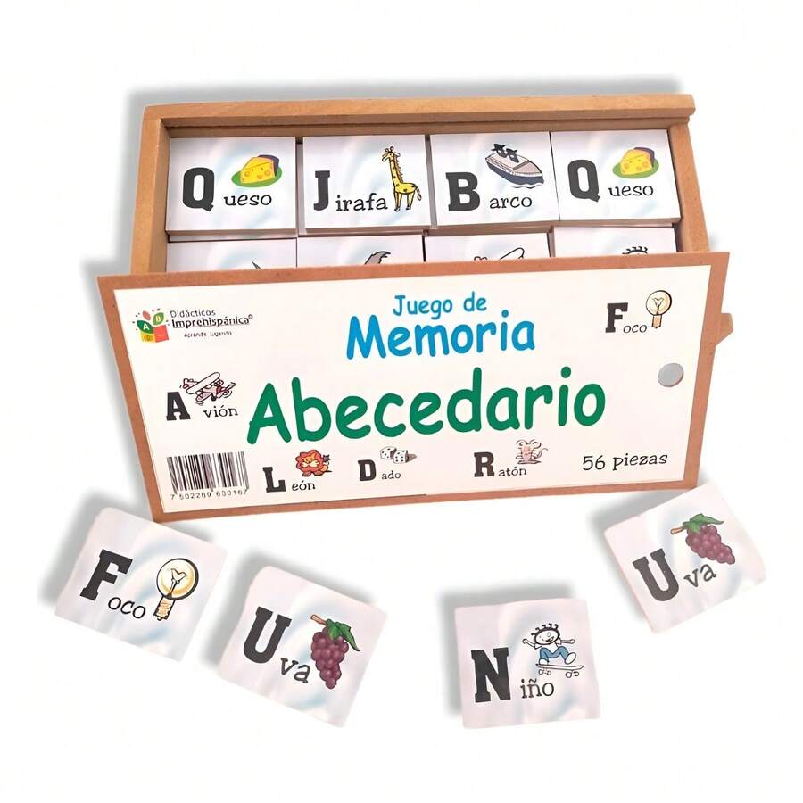 TendenciaJuego De Memoria Abecedario - Alfabeto DidácticoCalidad premium - 1 - Ver 1