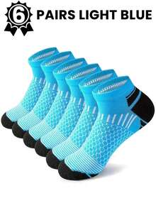 2026新款高品质短款运动踝袜 男士跑步休闲运动袜 腰部蜂窝设计袜子 男士加厚低帮运动踝袜 适合跑步、徒步、骑行 春夏秋季运动休闲 Sokken 男士礼物