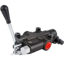 Válvula de control direccional hidráulica, Válvula de bobina hidráulica de 1 bobina, Válvula de cargadora hidráulica de 21 GPM, 3600 PSI,Válvula de control direccional, Válvulas hidráulicas y controles para tractores Cargadores Tanques - 3600 PSI - Ver 8