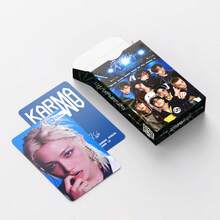 92 PEZZI SET DI FOTO E ADESIVI KPOP StrayKi Ds (SKZ) <Karma>, Carte LOMO HD e Collezione Album '5 Stelle', Articoli da collezione per fan di Bang Chan, Changbin, Fe Lix, Seung Min, I.N, Accessori musicali pop, Regalo per compleanni e festività per fan - Multicolore - Visualizzare 9