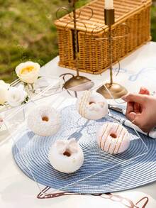 Clear/Black Acrylic Cutting Board - Chopping Board With Counter Lip, Non-Slip & Stain-Resistant For Kitchen Fruits & Vegetables - Clear Design Protects Countertops, Easy To Clean - Perfect Gift For Parents, Kitchen Chopping Board (2 Colors Available) - Multicolor - View 4