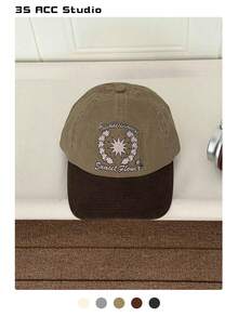 刺绣太阳镜棒球帽，男女通用休闲情侣帽，3D刺绣字母棒球帽，四季皆宜，滑板嬉皮风 - 棒球帽 - 查看 6