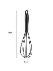 10-Inch And 12-Inch Black Silicone Whisk Set - Suitable For Cooking, Mixing, Beating, Whipping, Stirring - Multicolor - View 8