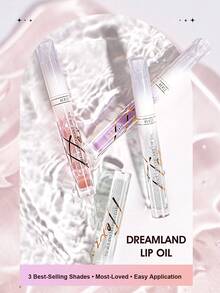 HEXZE 梦境保湿润唇油 唇部护理 唇彩 维生素E 乳木果油 植物油 滋养修护干燥双唇 易于涂抹 丰盈不粘腻 高光泽妆效 03 透明色 1.6克 - 03 清除 - 查看 2