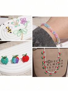 1/5 Roll Stainless Steel Bead String, 0.2-0.6mm Soft Steel Wire, Non-Elastic, Suitable For DIY Jewelry Handmade Beading, Can Be Used To Make Beads, Bracelets, Necklaces, Earrings, Hair Accessories And Rings, Etc.