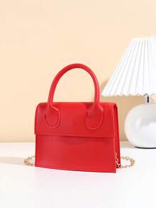 Matte Fashionable Versatile Minimalist Chain Handbag