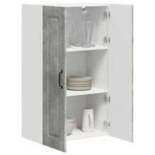 vidaXL Armario de cocina Kalmar gris beton 60 x 31 x 100 cm - Gris - Ver 3