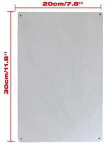 1pc "Warning: 24-Hour Video Surveillance" Metal Sign, Private Property No Trespassing Sign, Durable Aluminum Safety Sign, Suitable For Home, Farm, Yard Fence And Gate - Multicolor - View 9