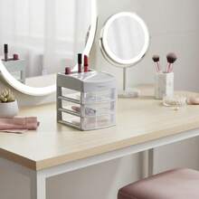 TendenciaMini Cajonera Italhome Organizador De Escritorio Maquillaje Sesia 3 GrisCalidad premium - Salmón Sesia 3 - Ver 4