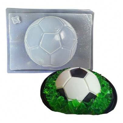 TendenciaMolde Para Gelatina En Forma De Balón De Futbol  BlancoCalidad premium
