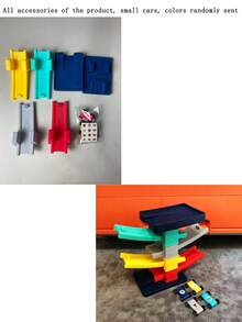 Bộ đồ chơi xe đua 8 đường ray, gồm 4 xe mini, phù hợp cho bé trai và bé gái từ 3-6 tuổi, món quà sinh nhật hoàn hảo, màu ngẫu nhiên. - Nhiều màu - Xem 13
