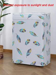Thickened Printed Anti-Sunshine Washing Machine Cover, Home Washing Machine Drum Cover Towel,Fit Washing Machine Dust Cover,Protective Cloth, Dryer Cover ,Reusable Laundry Ball, Best Choice For Gifting Relatives And Friends,Mother's Day Gifts,Valentine's Day Gifts - Multicolor - View 7