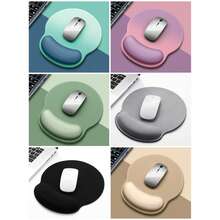 Silicone Wrist Rest Mouse Pad With Wrist Support For Office, Computer Accessories For Men And Women - Multicolor - View 1