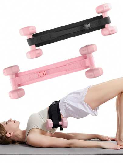 Resistance Bands For Glute Activation, Suitable For Dumbbell Glute Bridges, Glute Kickbacks, Dumbbell Glute Thrusts, Portable Weighted Training Bands, Unisex Sports Dynamic Assistance Waist Belt For Dumbbell And Kettlebell Training, Lunges And Reverse Squats, Gym Accessories, Workout, Gym, Home Exercise, Gym Weighted Training, Weighted Training, Women Weighted Training